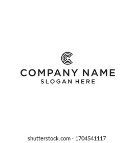 C maze logo vector icon designs
