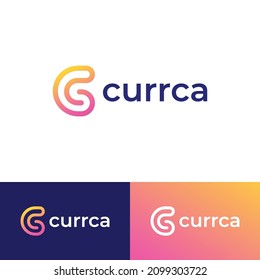 C Modern Letter Logo Template