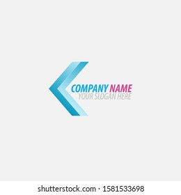 C Modern logo design templates. Vector illustration of Eps 10