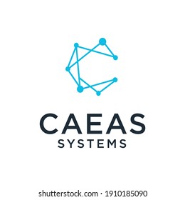 C molecule logo design inspiration