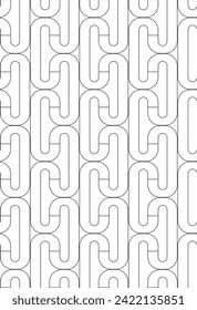 C monogram outline on black background illustration vector design