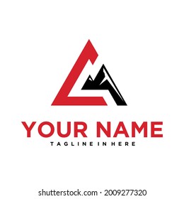 C Mountain For Outdoor Logo Design