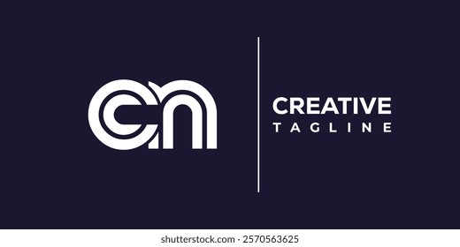 C and N logo design. CN abstract Letters Logo Monogram. This logo design is the process of creating a visual symbol that represents a brand, company, or individual.
