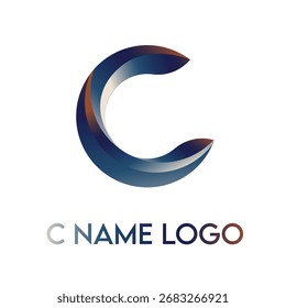 c Name Logo Design Vektor