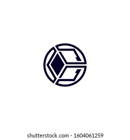C O CO logo icon design template elements