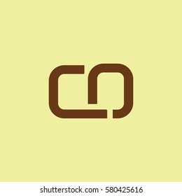 C & O Letter logo design vector element
