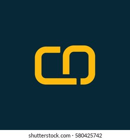 C & O Letter logo design vector element
