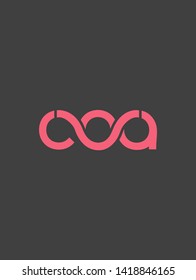 C O A letters joint logo design vector template 