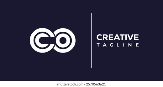 C and O logo design. CO abstract Letters Logo Monogram. This logo design is the process of creating a visual symbol that represents a brand, company, or individual.