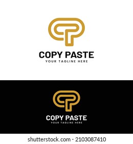 C P CP PC Letter Monogram Initial Logo Design Template. Geeignet für General Sports Fitness Construction Finance Company Business Corporate Shop Apparel in Simple Modern Style Logo Design.
