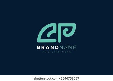 C and P logo design. CP abstract Letters Logo Monogram. This logo design is the process of creating a visual symbol that represents a brand, company, or individual.