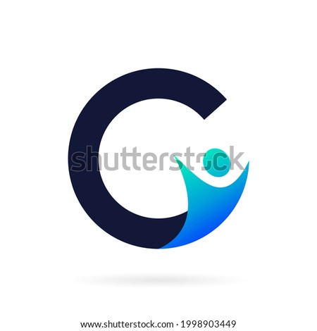 c people logo design template