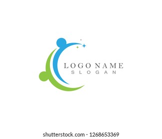 C people logo and symbol template