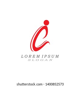 C people logo and symbol template