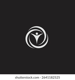 C people technology logo design