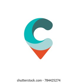 C Pointer abstract Logo