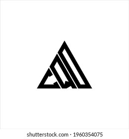 C Q D letter logo creative design. CQD icon