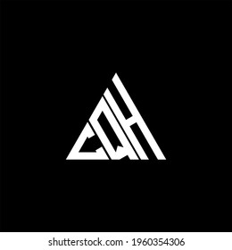 C Q H letter logo creative design. CQH icon