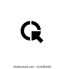 c q letter logo with arrow