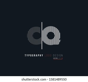 C Q letters joint logo vector.