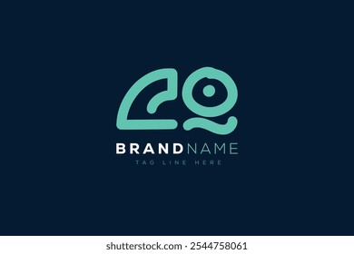 Diseño de logo C y Q. Cartas abstractas CQ Logo Monograma. Este diseño de logotipo es el proceso de crear un símbolo visual que representa una marca, empresa o individuo.
