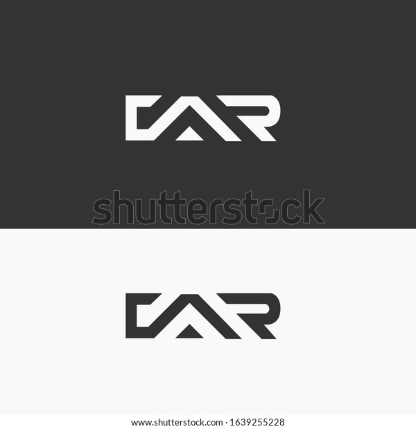 C A R letter typography\
logo design