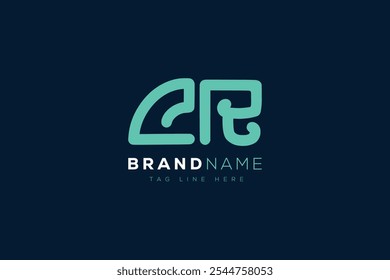 C and R logo design. CR abstract Letters Logo Monogram. This logo design is the process of creating a visual symbol that represents a brand, company, or individual.