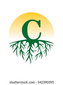C Roots Logo, Roots Logo
