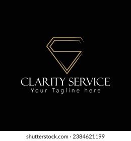 C and S diamond shape logo design