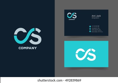 C & S Letter logo, with Business card
