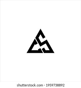 C S Letter Logo Creative Design. CS Icon