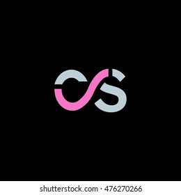 C S Letter logo design