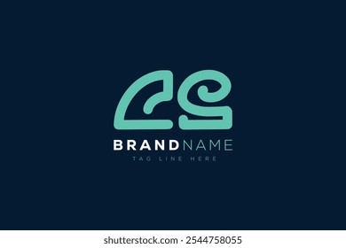 C and S logo design. CS abstract Letters Logo Monogram. This logo design is the process of creating a visual symbol that represents a brand, company, or individual.