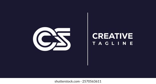 C and S logo design. CS abstract Letters Logo Monogram. This logo design is the process of creating a visual symbol that represents a brand, company, or individual.