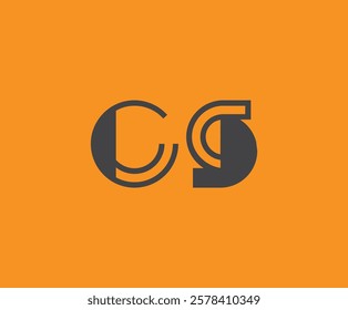 C and S logo design. CS abstract Letters Logo Monogram. This logo design is the process of creating a visual symbol that represents a brand, company, or individual.