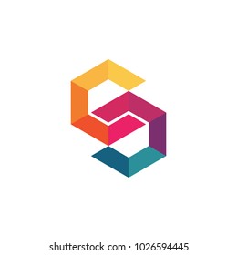 C or S logo icon