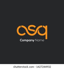 C S Q joint letters logo design vector template
