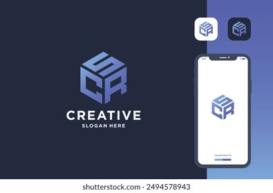 c s r logo design business brand inspiration