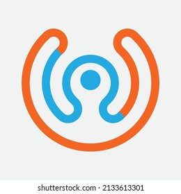 C shape Logo can be mostly usable for  corporate branding starting with C who are definitely noticing a child care or rights in the family surroundings, social values or global phenomena.