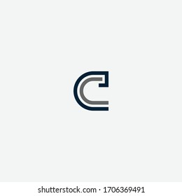 C Einzelbuchstaben für Designs für Logos und Symbole