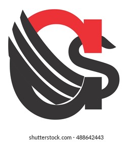 c swan vector logo