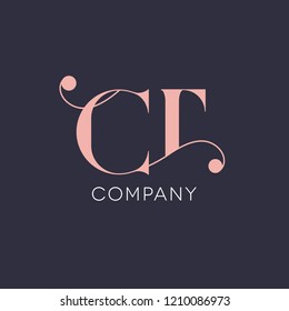 C T vintage logo design