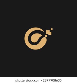 C Tech Logo Design Business Vector Template, Creative Abstract Letter C Logotipo vector,
