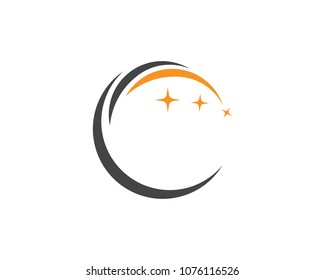 C Technology circle logo and symbols Vector
