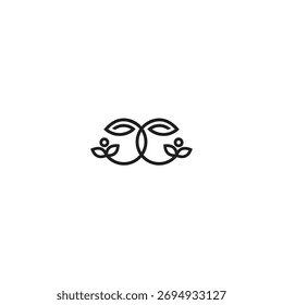 C-Technologie Illusion Blatt Symbol Logo