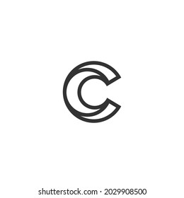 C technology logo for your company's business icon
