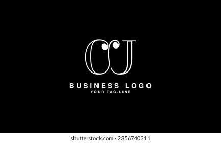 C, U, CU, UC, Abstract Letters Logo Monogram