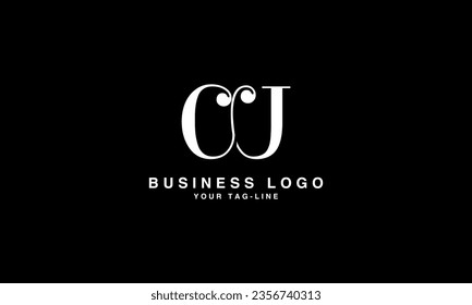 C, U, CU, UC, Abstract Letters Logo Monogram