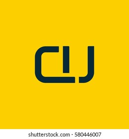 C & U Letter logo design vector element
