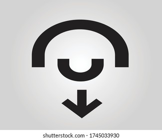 diseños de logotipos c y u con creativos 